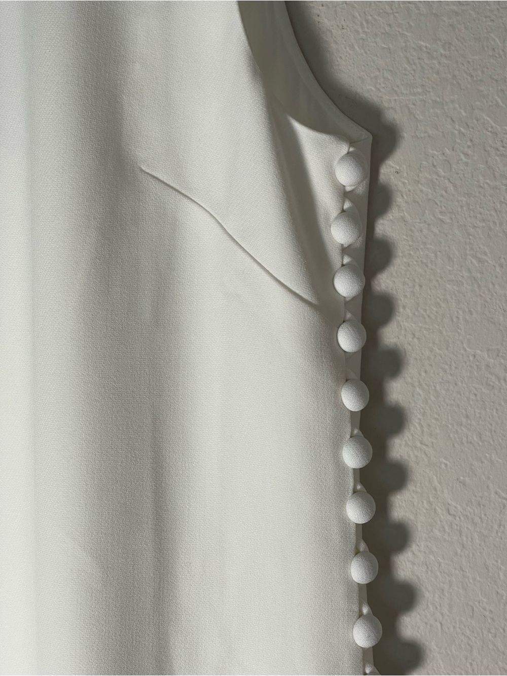 Tuckernuck Crepe Button Camille Maxi Dress in Cloud White Size 6 NWT - Picture 9 of 16